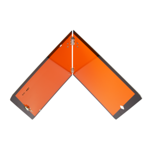 Panel Naranja metálico plegable 40x30 cm